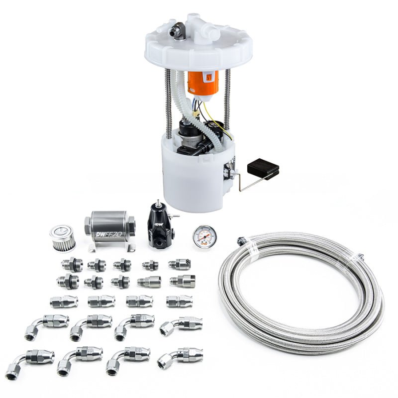 DeatschWerks [06-11 Civic] Si K20 DW400 Pump Module and Return Kit with PTFE Fuel Lines - JDMuscleFuel Pumps and Accessoriesdwk9-401-608-7041