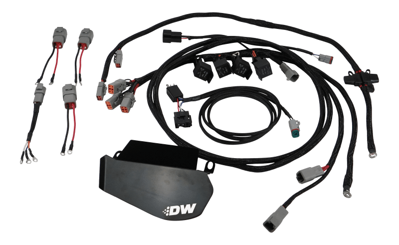 DeatschWerks [09-24 GT-R R35] X3 Fuel Pump Module PNP Heavy-Duty Hardwire Kit - Black - JDMuscleFuel Pumps and AccessoriesdwkR35-FPHWK-HD