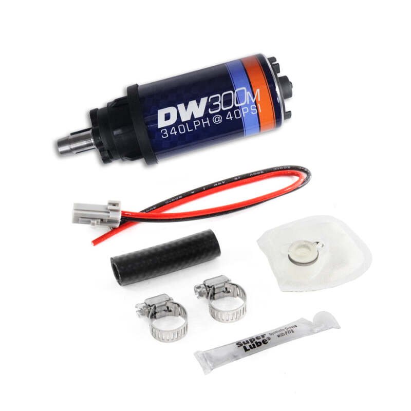 DeatschWerks 340 LPH Ford In - Tank Fuel Pump DW300M Series w/ 05 - 10 Mustang V6 / V8 Install Kit - JDMuscleShop the look 2dwk9-305-1034