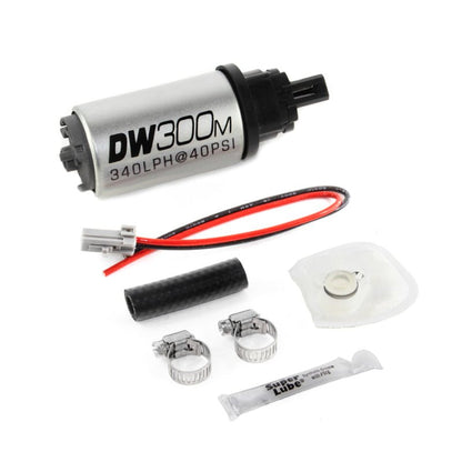 DeatschWerks 340 LPH Ford In - Tank Fuel Pump DW300M Series w/ 05 - 10 Mustang V6 / V8 Install Kit - JDMuscleShop the look 2dwk9-305-1034