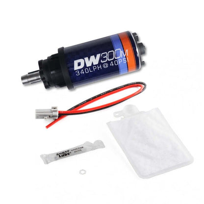 DeatschWerks 340 LPH Ford In - Tank Fuel Pump DW300M Series w/ 99 - 04 Mustang V6 / V8 Install Kit - JDMuscleShop the look 2dwk9-305-1032