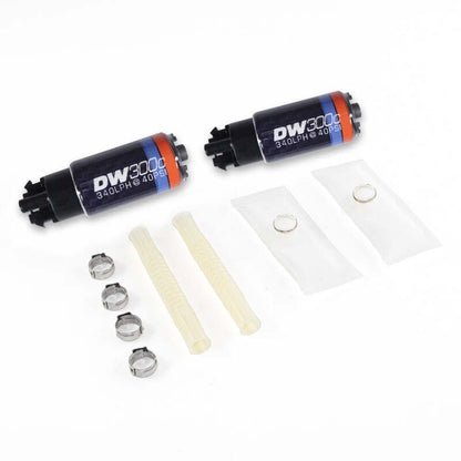 DeatschWerks 340lph DW300C Compact Fuel Pump w/ Install Kit 03 - 04 Ford Mustang Cobra | 2 Pumps - JDMuscleShop the look 2dwk9-307-1033