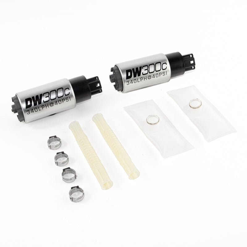 DeatschWerks 340lph DW300C Compact Fuel Pump w/ Install Kit 03 - 04 Ford Mustang Cobra | 2 Pumps - JDMuscleShop the look 2dwk9-307-1033