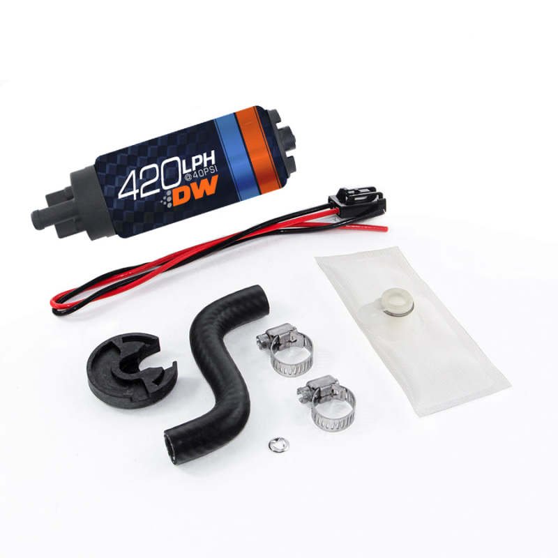 Deatschwerks DW420 Series 420lph In - Tank Fuel Pump w/ Install Kit For 85 - 97 Ford Mustang - JDMuscleShop the look 2dwk9-421-1014