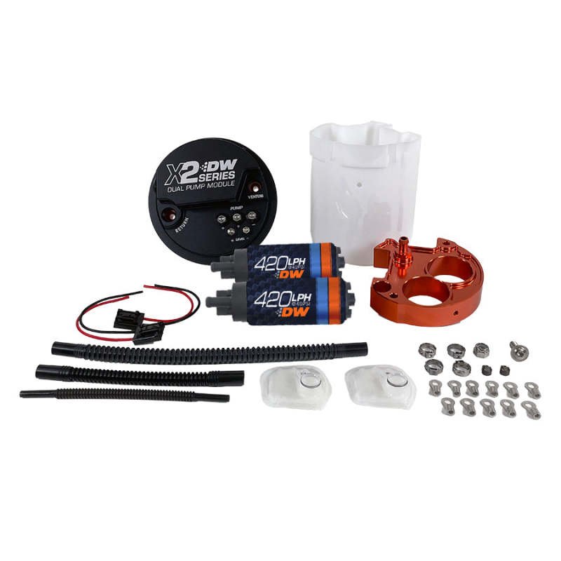 Deatschwerks X2 Series Fuel Pump Module with Dual DW420 Pumps For 2008 - 21 WRX/STI - JDMuscleSPKdwk9-421-7050