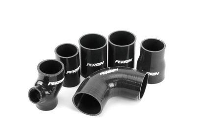 Perrin Performance [15-21 WRX] Front-Mount Intercooler Boost Tube Kit - Neon Yellow, PSP-ITR-437-3NY