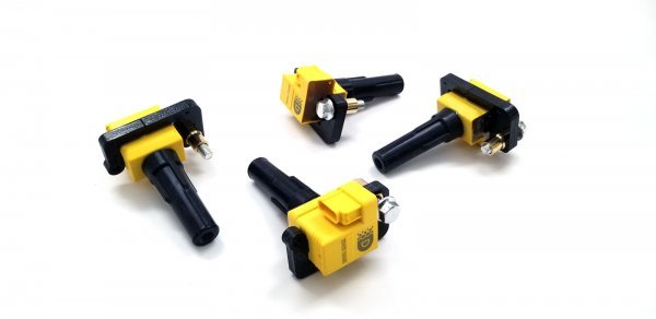 DELICIOUS TUNING 02 - 14 WRX / 04+ STI SET OF FOUR | 4 OEM+ COIL PACKS | YELLOW | DT_SUB1_COIL_R540 - JDMuscleCoil PacksDT_SUB1_COIL_R540