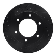 DFC 01 - 04 Honda Passport Front Left Drilled & Slotted Black Brake Rotor | dfc633 - 37010L - JDMuscleSPK965315