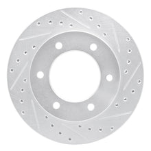 DFC 01 - 04 Honda Passport Front Right Drilled & Slotted Silver Brake Rotor (Part Number: DFC631 - 37010R) | dfc631 - 37010R - JDMuscleSPK922942