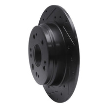 DFC 02 - 04 Honda CR - V Rear Left Drilled & Slotted Black Brake Rotor | dfc633 - 59046L - JDMuscleSPK928835