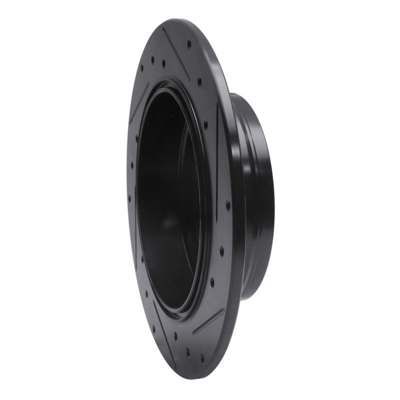 DFC 02 - 04 Honda CR - V Rear Left Drilled & Slotted Black Brake Rotor | dfc633 - 59046L - JDMuscleSPK928835