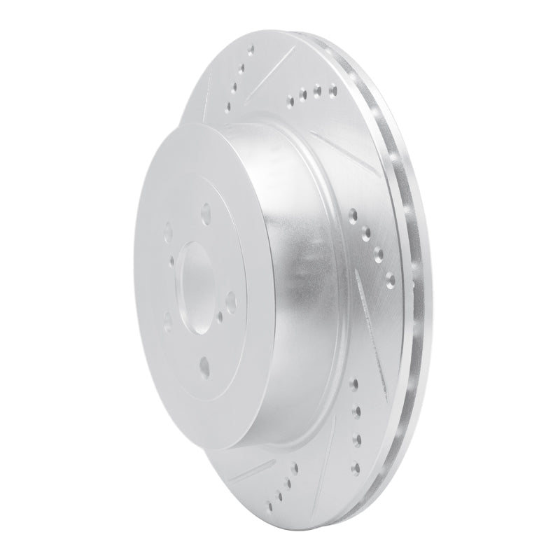 DFC 03 - 04 Subaru Impreza Rear Left Drilled & Slotted Silver Brake Rotor Part Number DFC631 - 13015L | dfc631 - 13015L - JDMuscleSPK922267