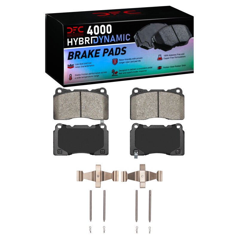 DFC 03 - 20 Subaru WRX STI Front 4000 HybriDynamic Brake Pads and Hardware Kit | dfc4000 - 1001 - 01 - JDMuscleSPK916835