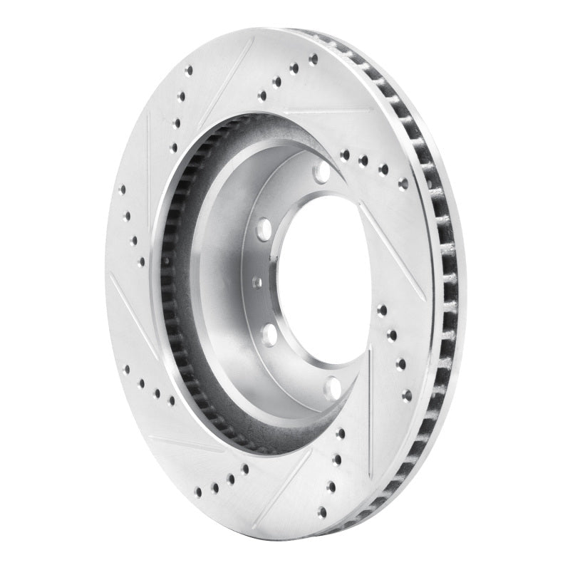DFC 03 - 23 Toyota FJ Cruiser Front Right Drilled & Slotted Silver Brake Rotor Part Number DFC631 - 76128R | dfc631 - 76128R - JDMuscleSPK926513