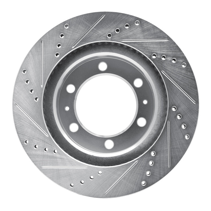 DFC 03 - 23 Toyota FJ Cruiser Front Right Drilled & Slotted Silver Brake Rotor Part Number DFC631 - 76128R | dfc631 - 76128R - JDMuscleSPK926513