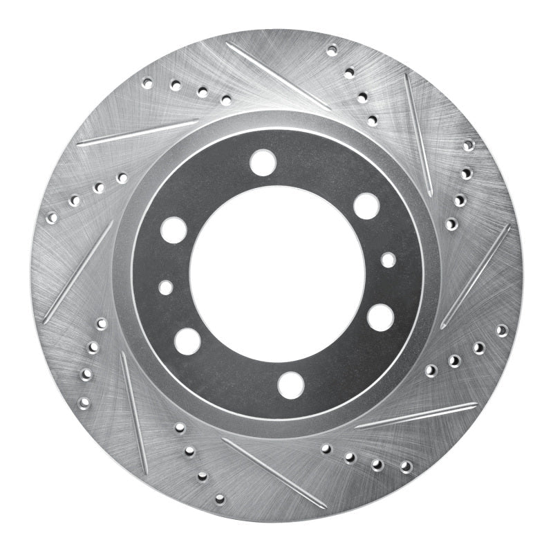 DFC 03 - 23 Toyota FJ Cruiser Front Right Drilled & Slotted Silver Brake Rotor Part Number DFC631 - 76128R | dfc631 - 76128R - JDMuscleSPK926513