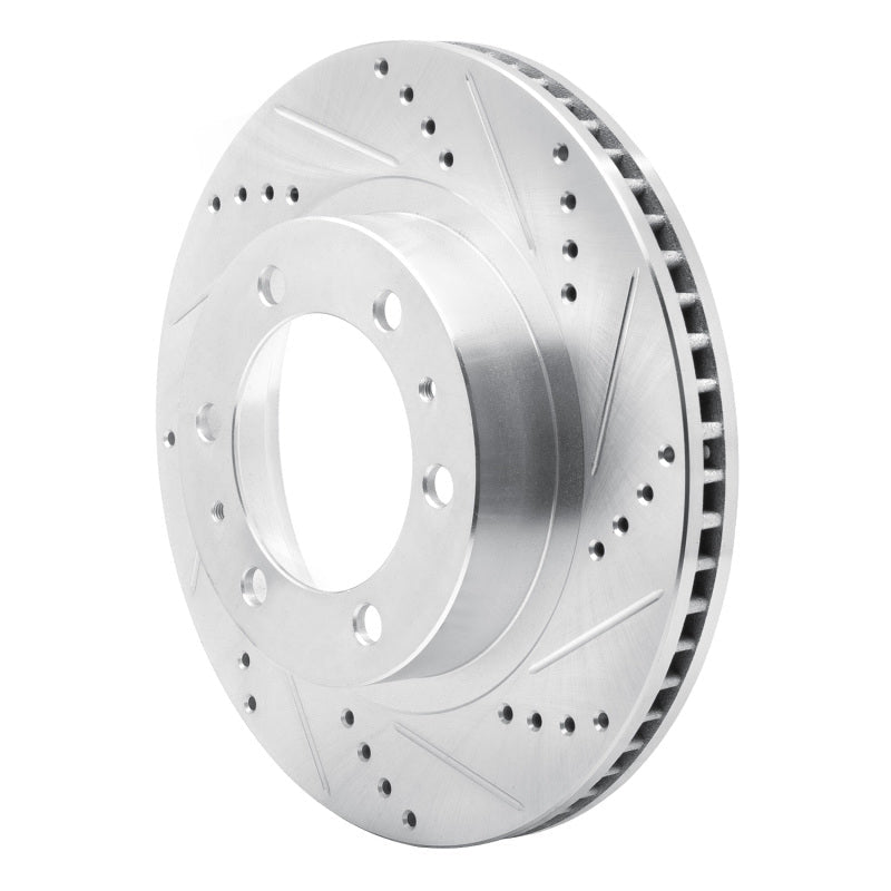 DFC 03 - 23 Toyota FJ Cruiser Front Right Drilled & Slotted Silver Brake Rotor Part Number DFC631 - 76128R | dfc631 - 76128R - JDMuscleSPK926513