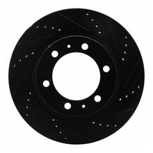 DFC 03 - 23 Toyota Tacoma Front Right Drilled & Slotted Black Brake Rotor | dfc633 - 76128R - JDMuscleSPK929715