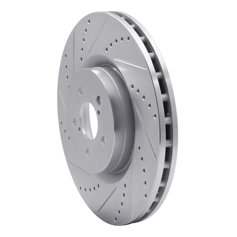 DFC 03 - 25 Subaru BRZ Front Left Drilled & Slotted Silver Brake Rotor | dfc631 - 13014L - JDMuscleSPK922265