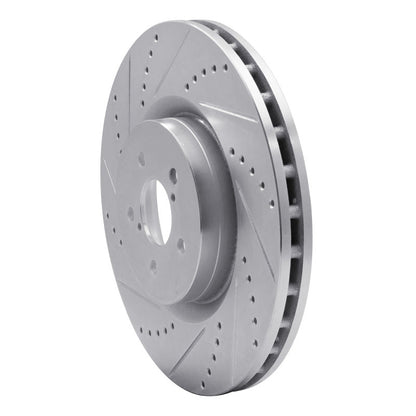 DFC 03 - 25 Subaru BRZ Front Left Drilled & Slotted Silver Brake Rotor | dfc631 - 13014L - JDMuscleSPK922265