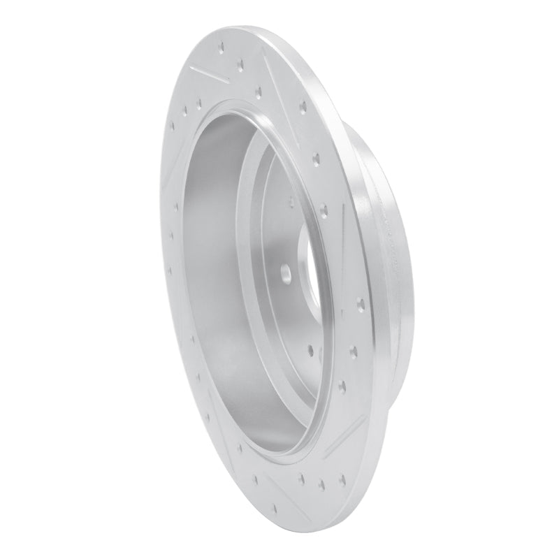 DFC 05 - 10 Honda Odyssey Rear Left Drilled & Slotted Silver Brake Rotor - Precision Balance for Smooth Braking | dfc631 - 59050L - JDMuscleSPK925294