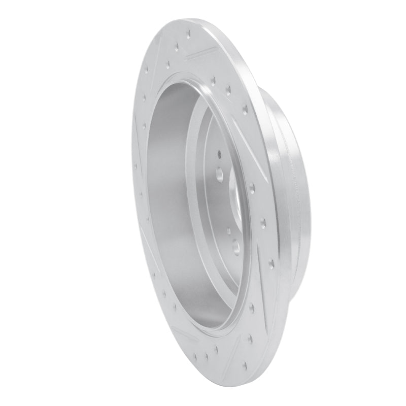 DFC 05 - 10 Honda Odyssey Rear Right Drilled & Slotted Silver Brake Rotor | dfc631 - 59050R - JDMuscleSPK925295