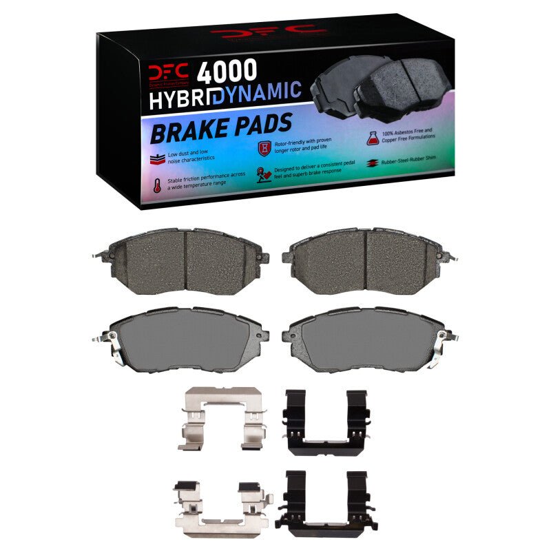 DFC 05 - 21 Subaru Outback Front HybriDynamic Brake Pads and Hardware Kit | dfc4000 - 1078 - 01 - JDMuscleSPK916842