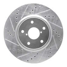 DFC 06 - 21 Subaru Legacy Front Left Drilled & Slotted Silver Brake Rotor | dfc631 - 13035L - JDMuscleSPK922307