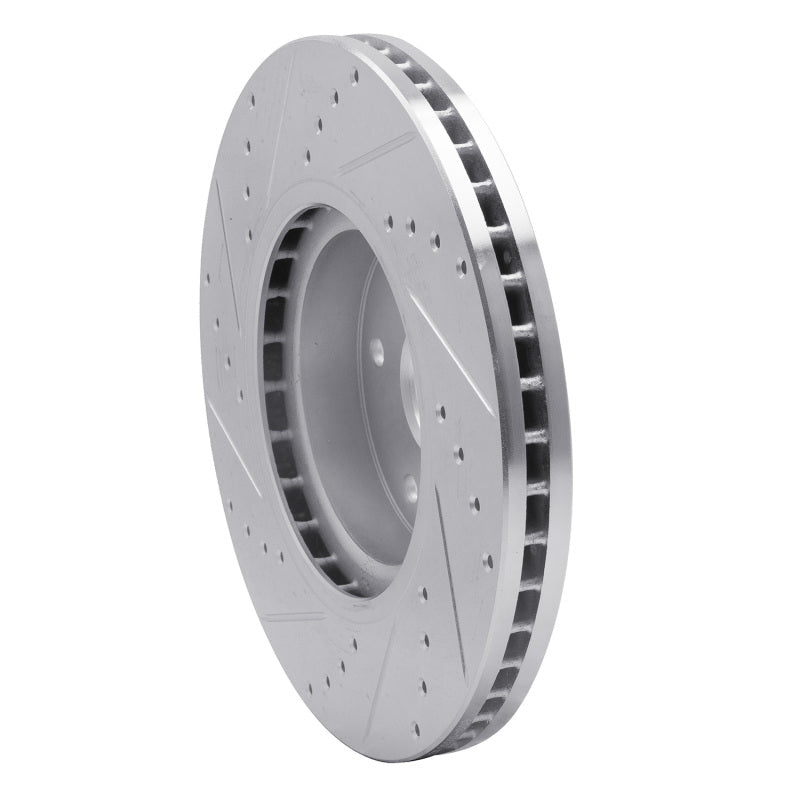 DFC 06 - 21 Subaru Legacy Front Right Drilled & Slotted Silver Brake Rotor | dfc631 - 13035R - JDMuscleSPK922308