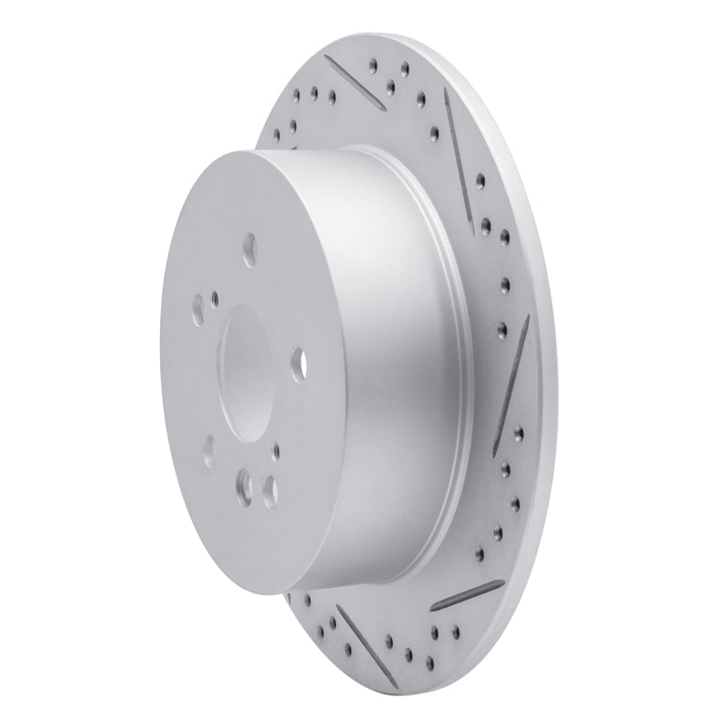DFC 08 - 13 Toyota Highlander Rear Right Drilled & Slotted Geoperformance Rotor | dfc830 - 76139R - JDMuscleSPK999886