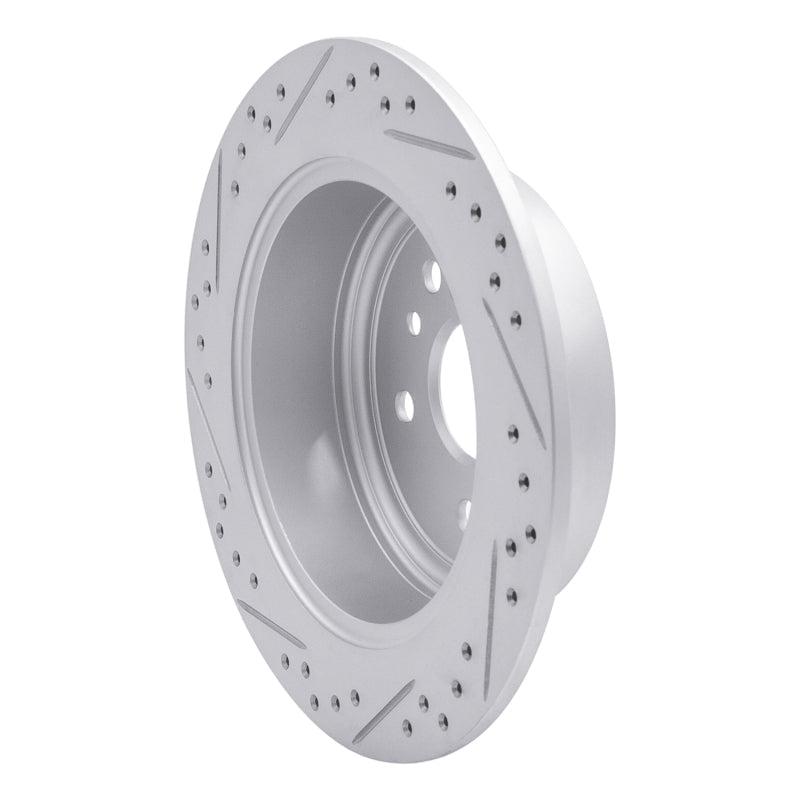 DFC 08 - 13 Toyota Highlander Rear Right Drilled & Slotted Geoperformance Rotor | dfc830 - 76139R - JDMuscleSPK999886