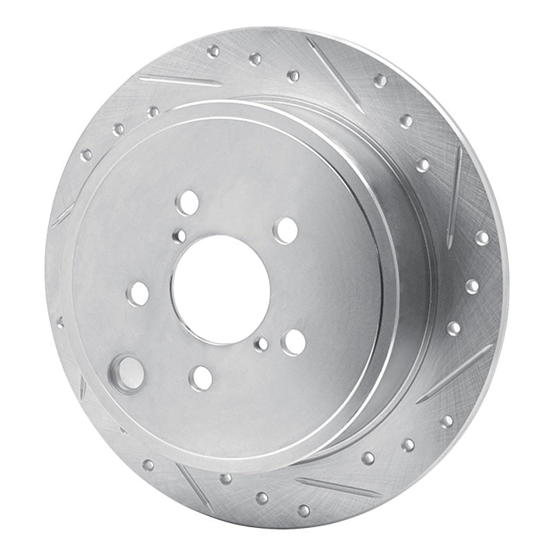 DFC 08 - 15 Subaru Impreza Rear Right Drilled & Slotted Silver Brake Rotor | dfc631 - 13021R - JDMuscleSPK922280