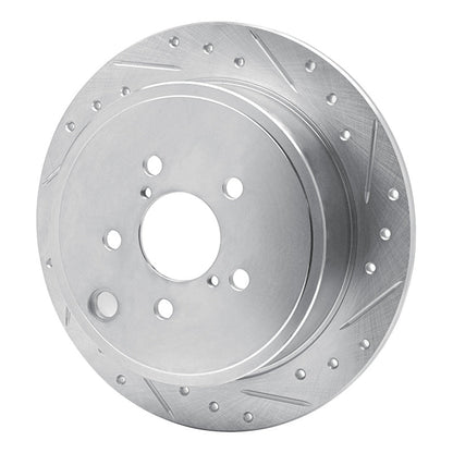 DFC 08 - 15 Subaru Impreza Rear Right Drilled & Slotted Silver Brake Rotor | dfc631 - 13021R - JDMuscleSPK922280