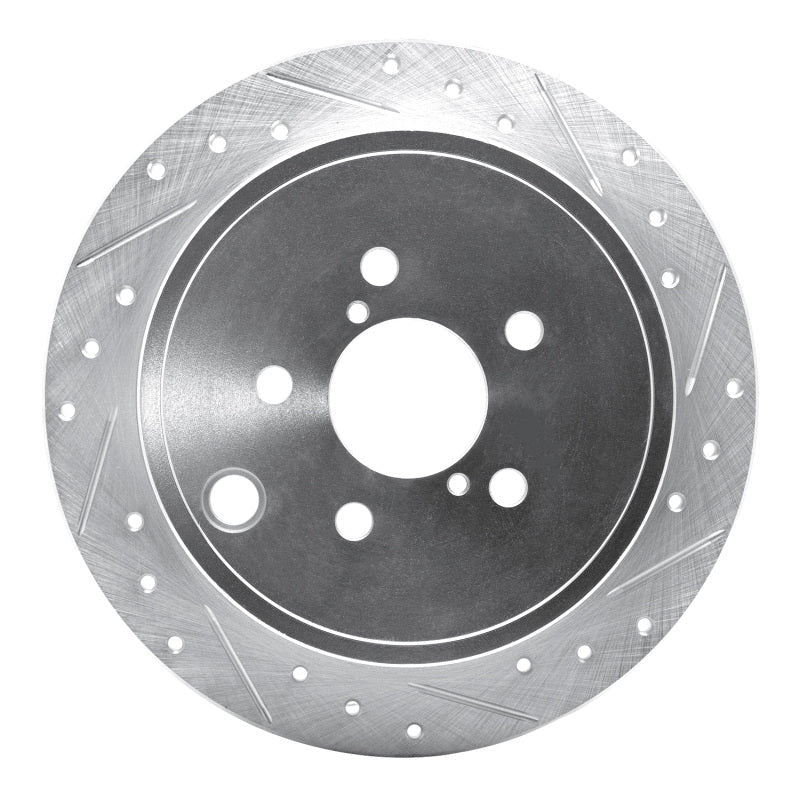 DFC 08 - 15 Subaru Impreza Rear Right Drilled & Slotted Silver Brake Rotor | dfc631 - 13021R - JDMuscleSPK922280