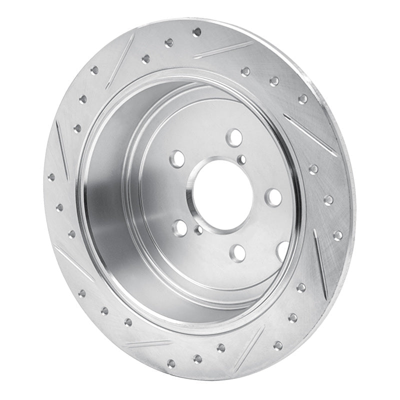 DFC 08 - 15 Subaru Impreza Rear Right Drilled & Slotted Silver Brake Rotor | dfc631 - 13021R - JDMuscleSPK922280