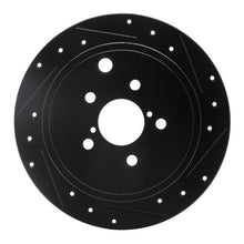 DFC 08 - 15 Subaru Legacy Rear Right Drilled & Slotted Black Brake Rotor | dfc633 - 13021R - JDMuscleSPK927236