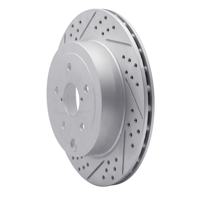 DFC 08 - 20 Subaru WRX STI Rear Left Drilled and Slotted Geoperformance Rotor | dfc830 - 13022L - JDMuscleSPK997338