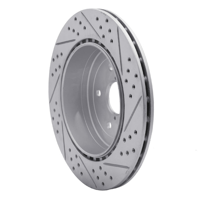 DFC 08 - 20 Subaru WRX STI Rear Left Drilled and Slotted Geoperformance Rotor | dfc830 - 13022L - JDMuscleSPK997338