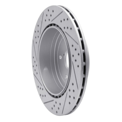 DFC 08 - 20 Subaru WRX STI Rear Right Drilled & Slotted Geoperformance Rotor | dfc830 - 13022R - JDMuscleSPK997339