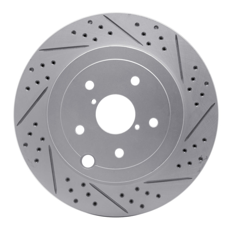 DFC 08 - 20 Subaru WRX STI Rear Right Drilled & Slotted Geoperformance Rotor | dfc830 - 13022R - JDMuscleSPK997339
