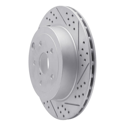 DFC 08 - 20 Subaru WRX STI Rear Right Drilled & Slotted Geoperformance Rotor | dfc830 - 13022R - JDMuscleSPK997339
