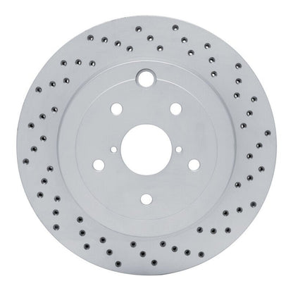 DFC [08-20 WRX] Rear Right Drilled GeoPerformance Rotor - Black Hat - JDMuscleBrake Rotorsdfc820-13022R