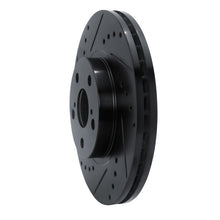 DFC 09 - 15 Toyota Corolla Front Left Drilled and Slotted Black Brake Rotor (Part Number: DFC633 - 92009L) | dfc633 - 92009L - JDMuscleSPK994076