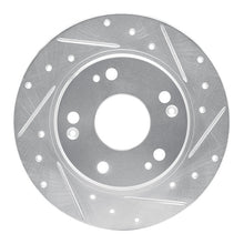 DFC 11 - 15 Honda CR - Z Rear Right Drilled & Slotted Silver Brake Rotor – OE Vane Configuration for Optimal Heat Dissipation | dfc631 - 59035R - JDMuscleSPK925265