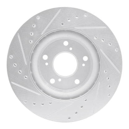 DFC 12 - 16 Honda CR - V Front Right Drilled & Slotted Silver Brake Rotor - Easy Install, No Modifications Needed | dfc631 - 59057R - JDMuscleSPK925309
