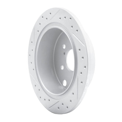 DFC 12 - 23 Subaru Impreza Rear Right Drilled & Slotted Geoperformance Rotor | dfc830 - 13025R - JDMuscleSPK997345