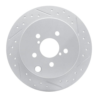 DFC 12 - 23 Subaru Impreza Rear Right Drilled & Slotted Geoperformance Rotor | dfc830 - 13025R - JDMuscleSPK997345