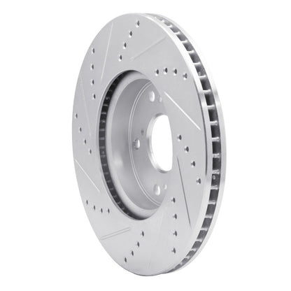 DFC 13 - 22 Honda Accord Sedan Front Right Drilled & Slotted Silver Brake Rotor | dfc631 - 59039R - JDMuscleSPK925273