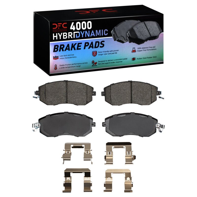 DFC 13 - 25 Subaru BRZ Front 4000 HybriDynamic Brake Pads and Hardware Kit | dfc4000 - 1539 - 01 - JDMuscleSPK916727
