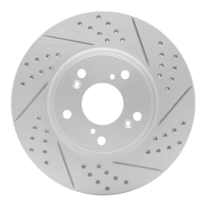 DFC 13 - 26 Honda HR - V Front Right Drilled & Slotted Geoperformance Rotor | dfc830 - 59037R - JDMuscleSPK999039